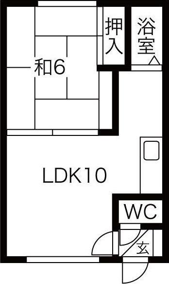札幌市北区北三十六条西６丁目のアパート