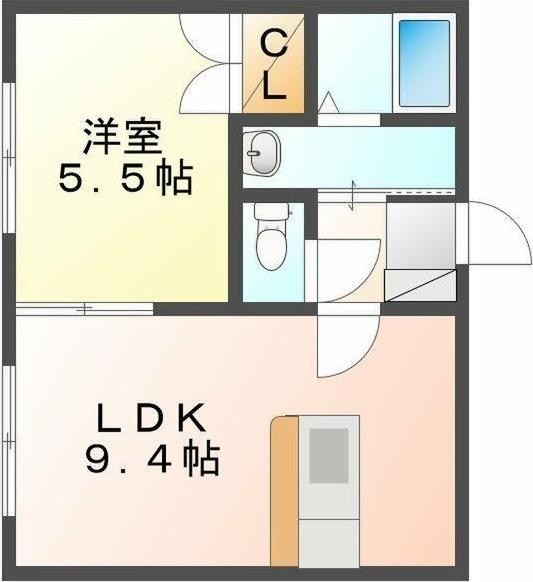 札幌市北区新琴似五条１６丁目のアパート