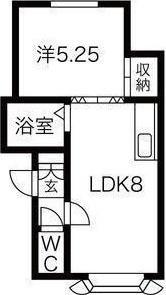 札幌市北区北三十条西１３丁目のアパート