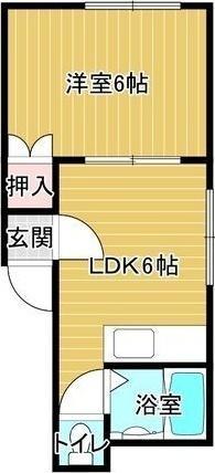 札幌市白石区栄通６丁目のアパート
