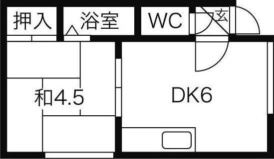 札幌市白石区本郷通５丁目南のアパート