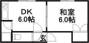 札幌市白石区本郷通７丁目北のアパート