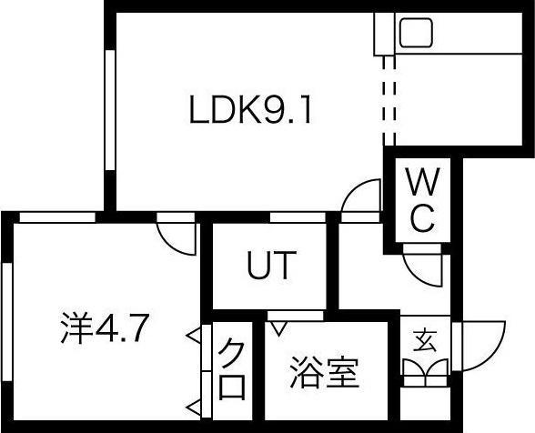 札幌市西区発寒一条４丁目のマンション