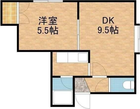 札幌市北区北二十六条西７丁目のアパート