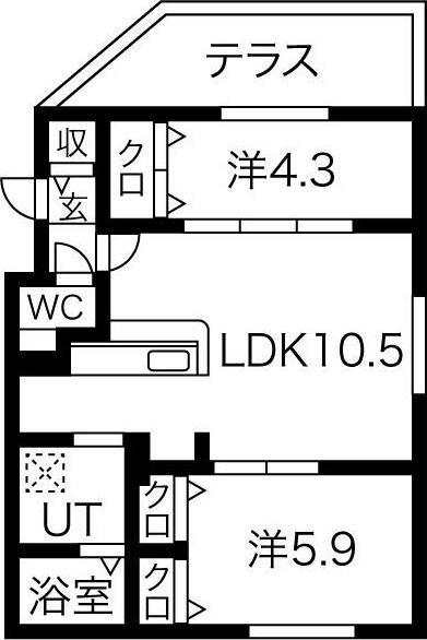 札幌市中央区北二条西２１丁目のマンション