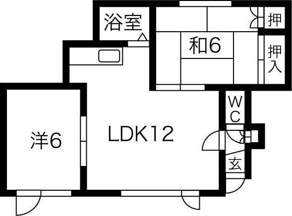札幌市東区北三十条東１２丁目のアパート