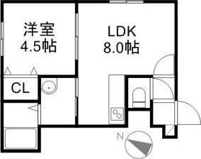 札幌市東区北二十一条東１８丁目のアパート