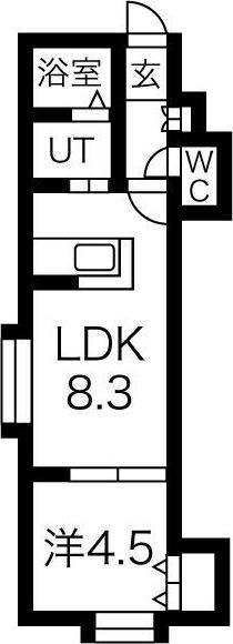 札幌市東区北十八条東１３丁目のアパート