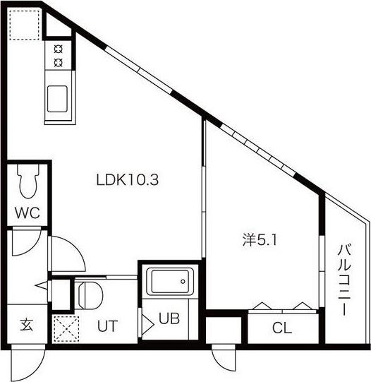 札幌市西区発寒七条１０丁目のマンション