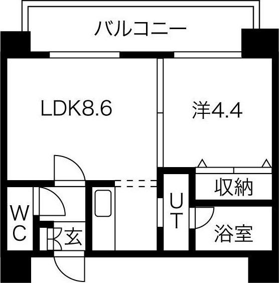 札幌市中央区南一条西24丁目のマンション