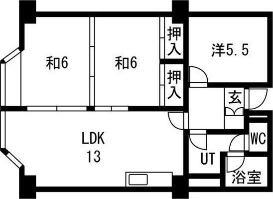 札幌市西区二十四軒四条３丁目のマンション