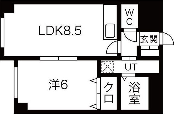 札幌市白石区南郷通１丁目北のマンション