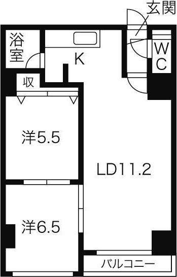 札幌市白石区菊水五条２丁目のマンション