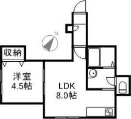 札幌市白石区菊水七条４丁目のアパート