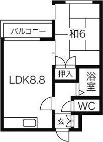 プレサント琴似1-3