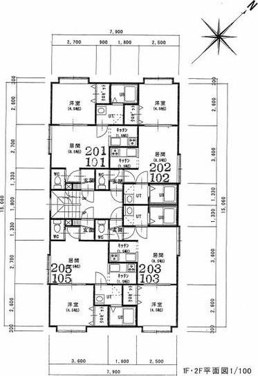 札幌市白石区栄通１５丁目のアパート