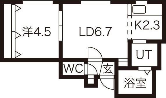 札幌市白石区栄通９丁目のアパート
