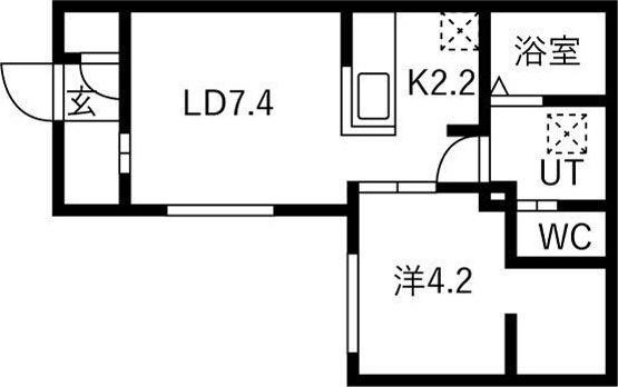 札幌市白石区南郷通１４丁目北のマンション