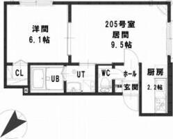 札幌市白石区栄通８丁目のアパート