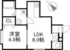 札幌市白石区栄通１５丁目のアパート