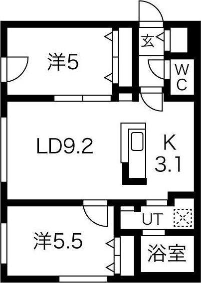 CLASSE月寒WEST(クラズ月寒ウエスト)