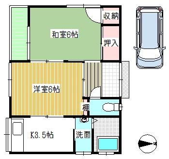 小田原市高田の貸家