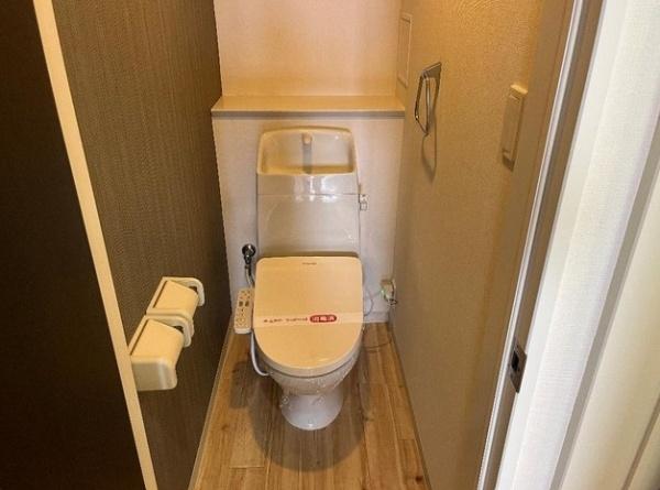 小田原市穴部のアパート(トイレ)