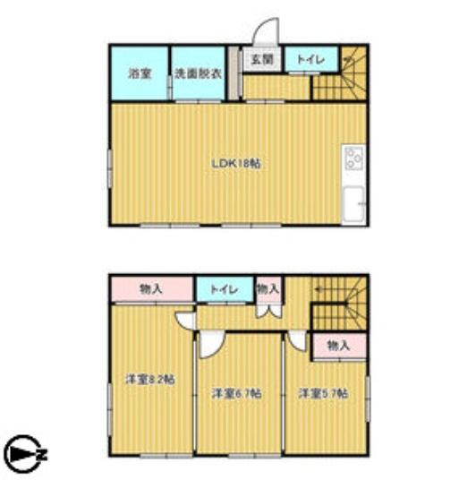 豊田市今町５丁目の貸家
