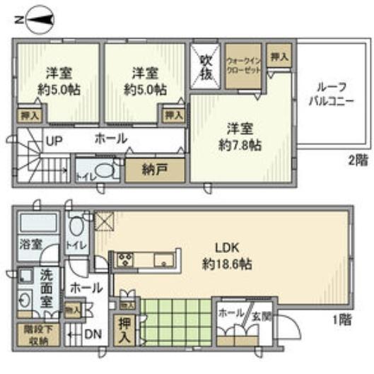 豊田市美里２丁目の貸家
