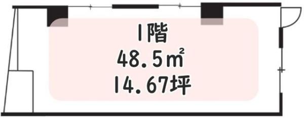 練馬区豊玉上２丁目の店舗（建物一部）