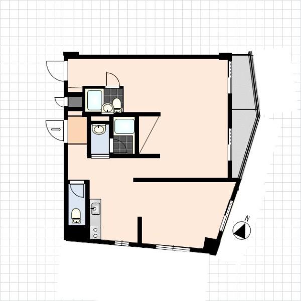 新宿区新宿４丁目の店舗（建物一部）
