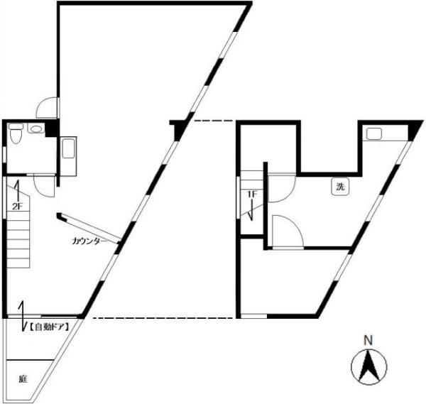 中野区上高田５丁目の店舗（建物一部）
