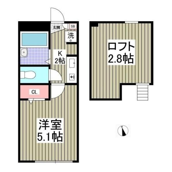 横浜市神奈川区大口通のアパート