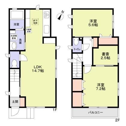 磯子区滝頭２丁目貸家Ｄ棟